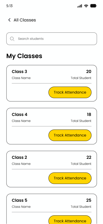 Koukoutsa all classes screen